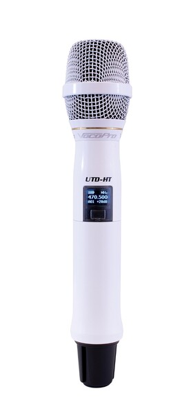 QUAD TRUE-DIVERSITY PROFESSIONAL DIGITAL WIRELESS PLL MICROPHONE SYSTEM WITH FOUR COLORED HANDHELD M